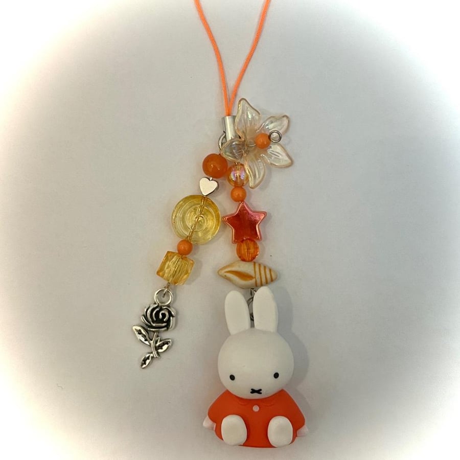 Authentic miffy blanc blanc phonestraps