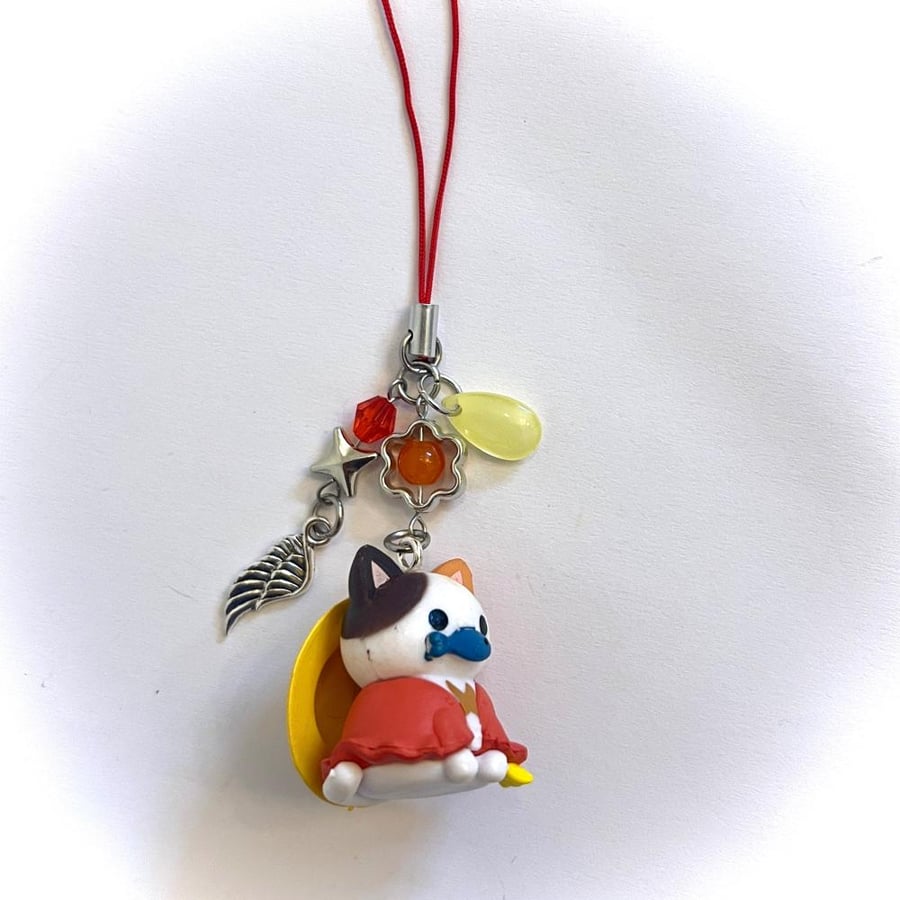 One piece cat phonecharms