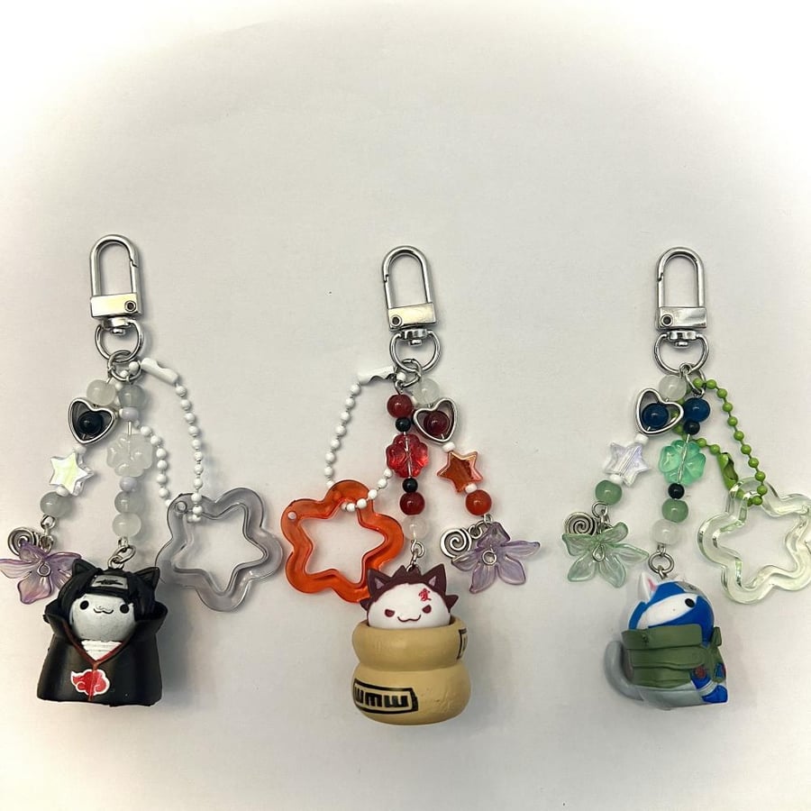 Nyaruto keychains 1