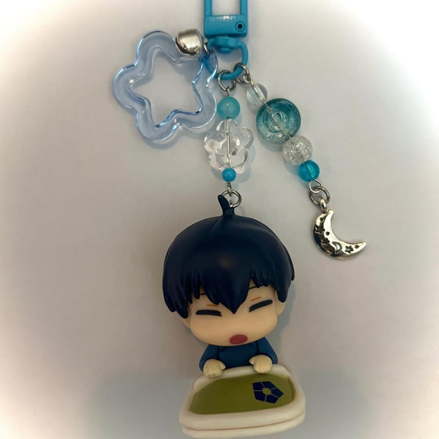 Authentic blue lock sleeping bag charm / keychains