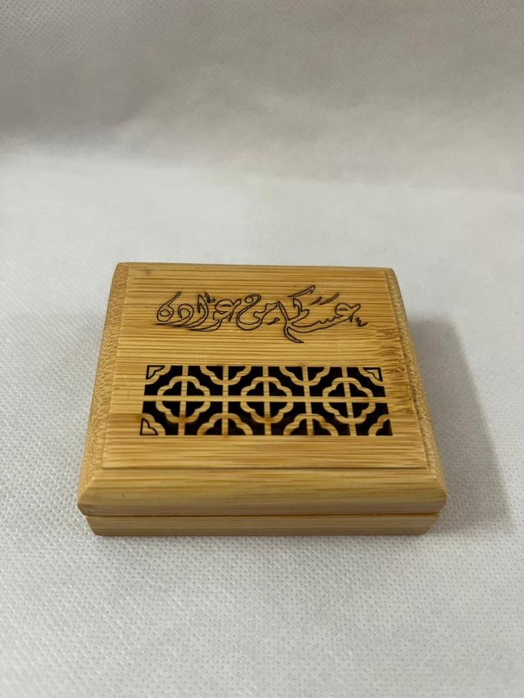 Wooden incense holder for greeting and distributions