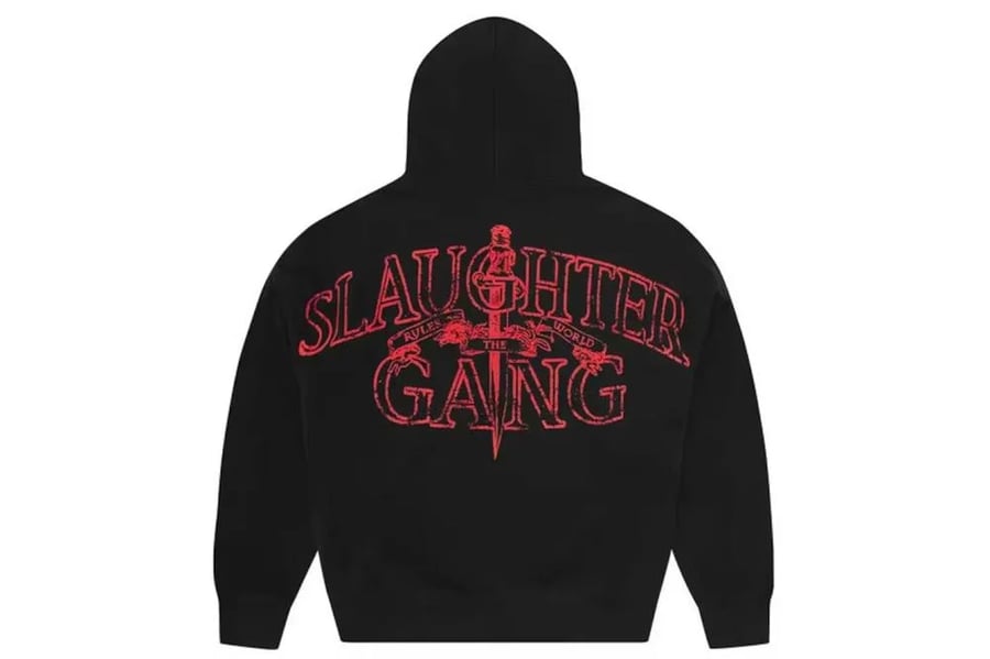 Cortiez Slughter gang Zip up hoodie