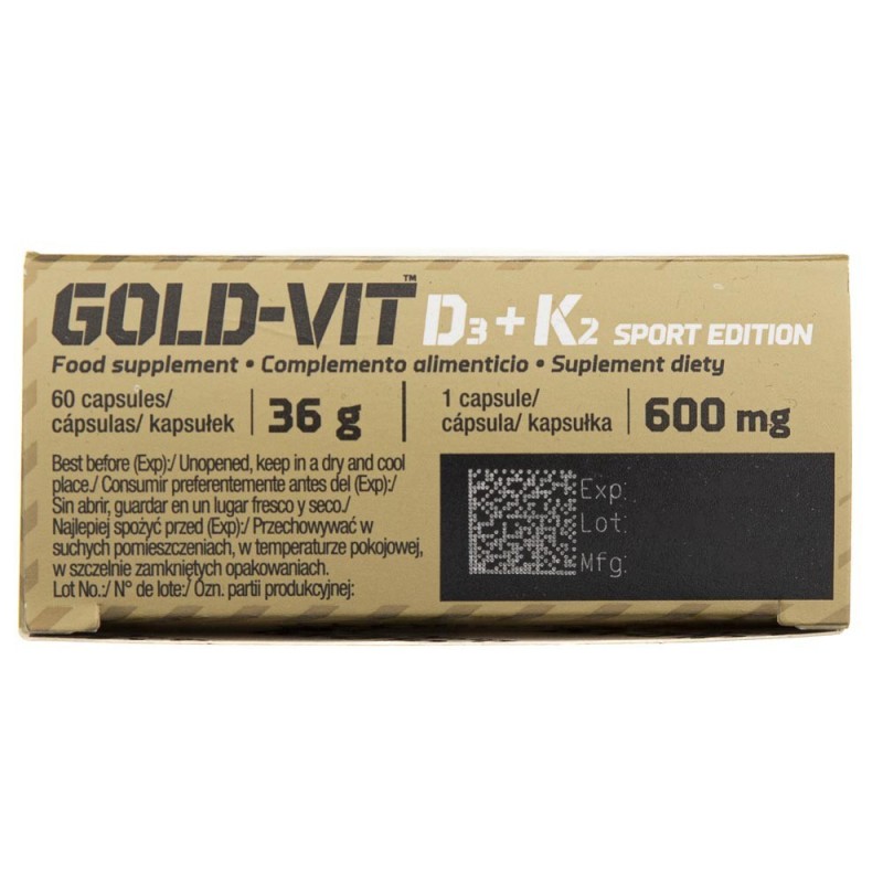OLIMP GOLD-VIT D3+K2 2000 IU 60 CAP