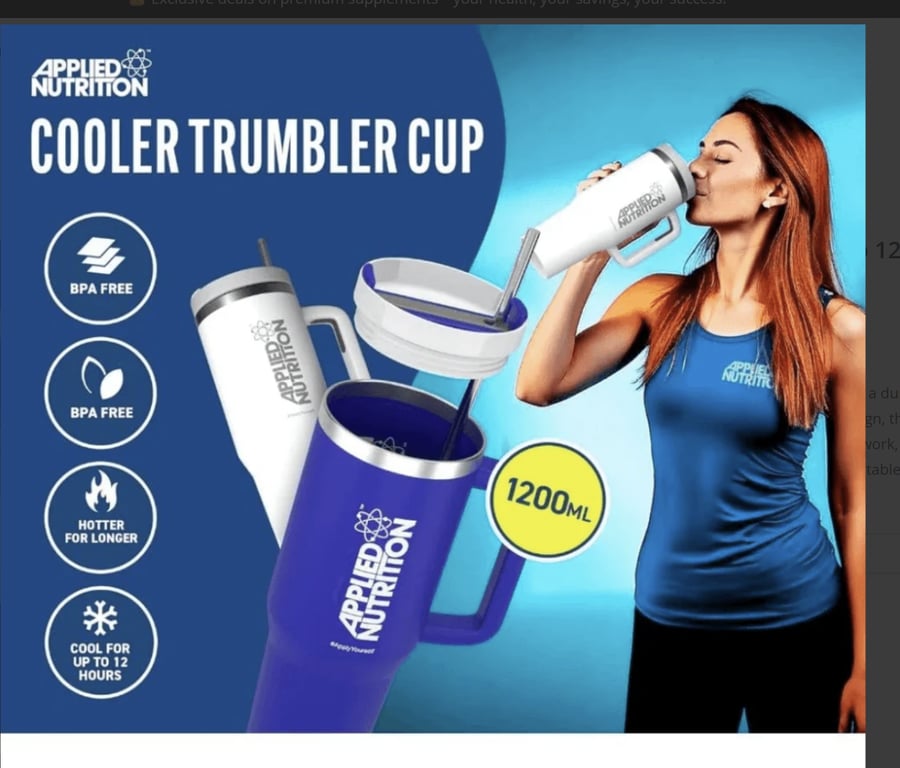 APPLIED COOLER CUP WHITE 1200ML