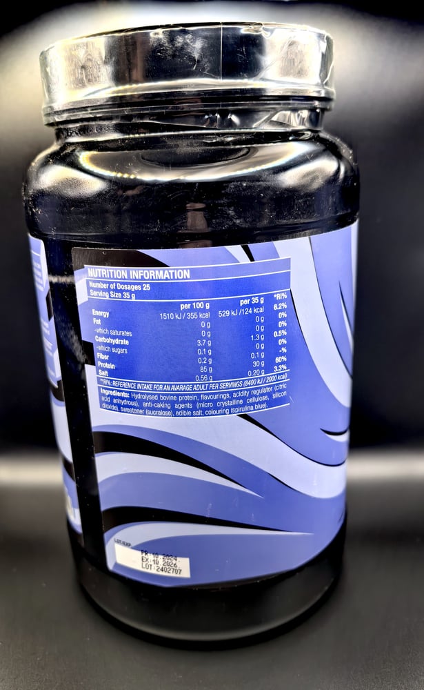 ATHLETIC PERFORMANCE JUICY BEEF PROTEIN ISOLATE BLUE RASPBERRY 2LB