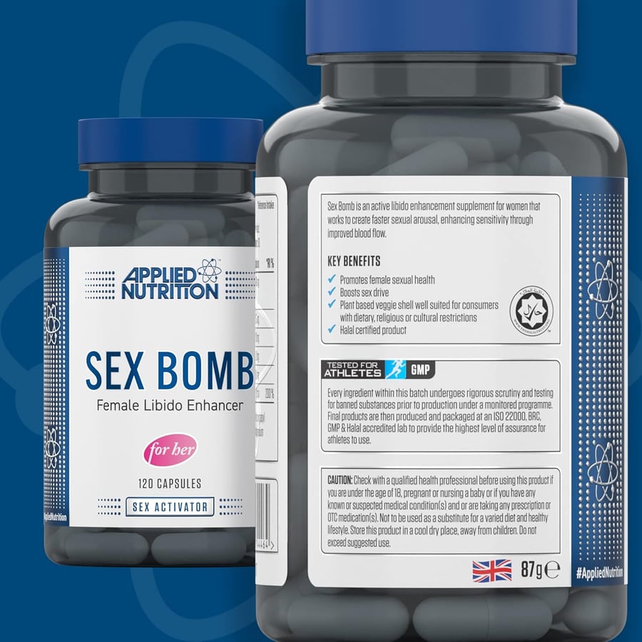 APPLIED SEX BOMB FEMALE LIBIDO ENHANCER 120 V CAPS