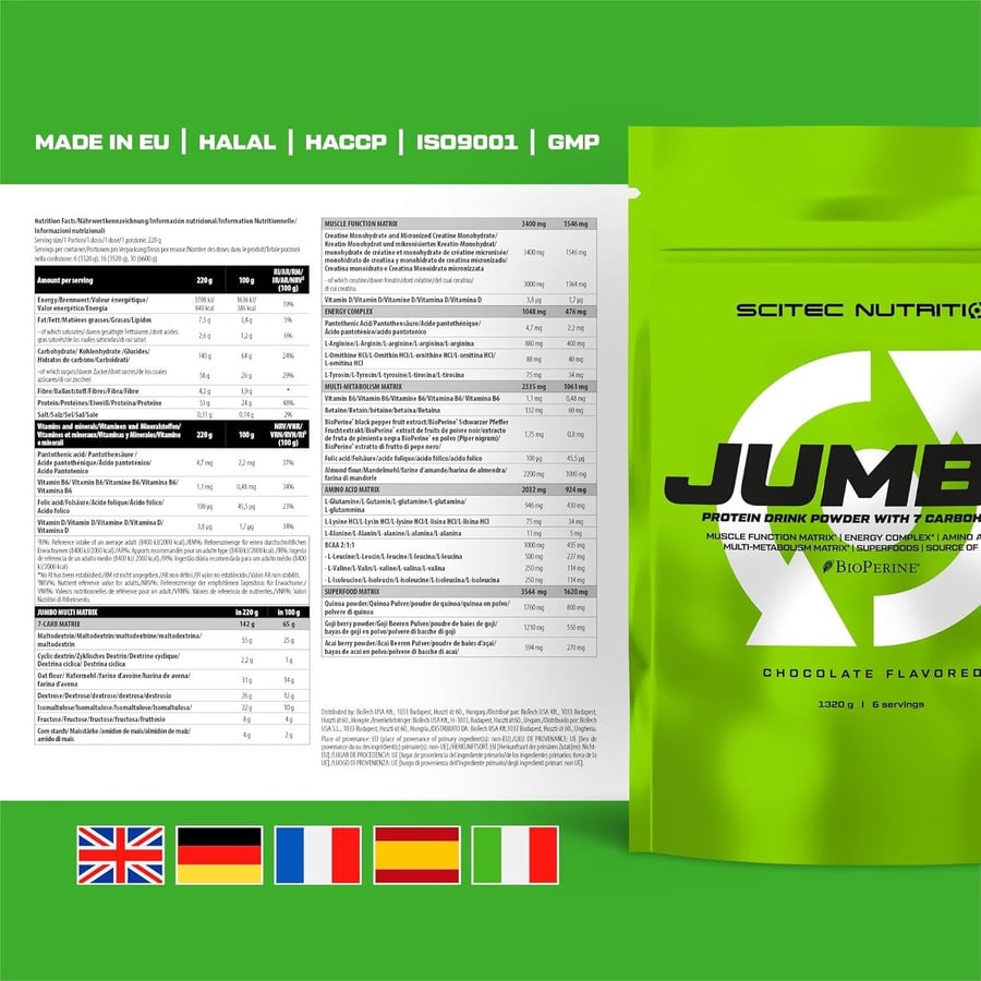 SCITEC JUMBO STRAWBERRY 1320G
