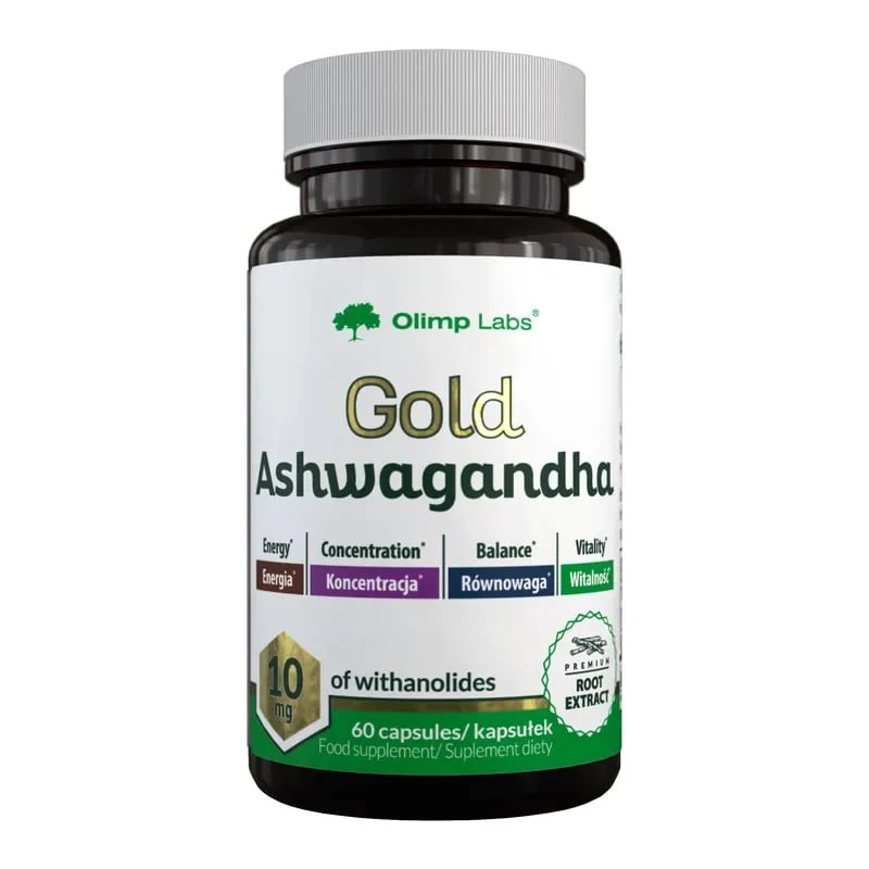 OLIMP GOLD ASHWAGANDA 60 CAPS JAR