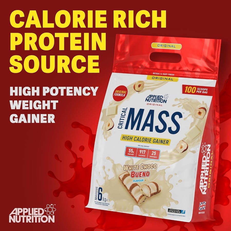 APPLIED NUTRITION Critical Mass Gainer Vanilla 6KG