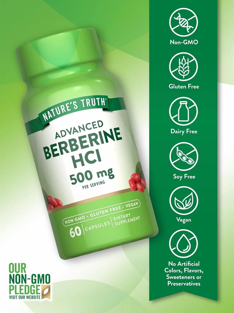 NATURE TRUTH BERBERINE 60 CAPS