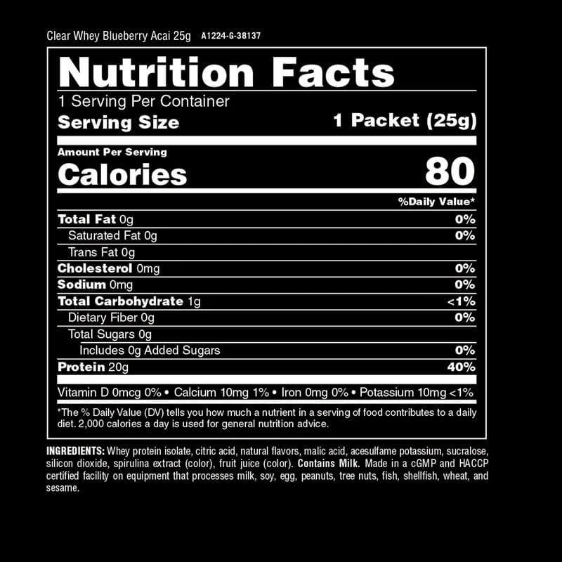 UNIVERSAL ANIMAL CLEAR WHEY WATERMELON LIMEADE 25 G SAMPLE
