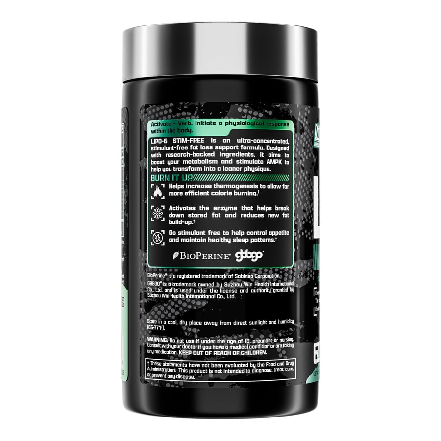 NUTREX LIPO6 STIM FREE 60 CAPS
