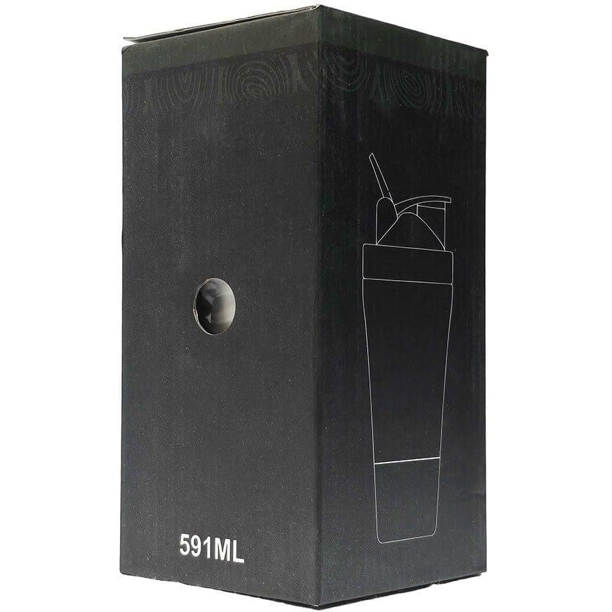 shaker bottle 591ml steel black