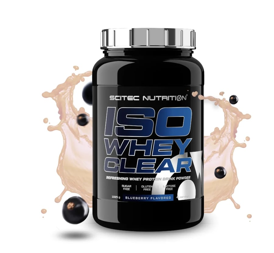 SCITEC ISO WHEY CLEAR BLUEBERRY 1025G