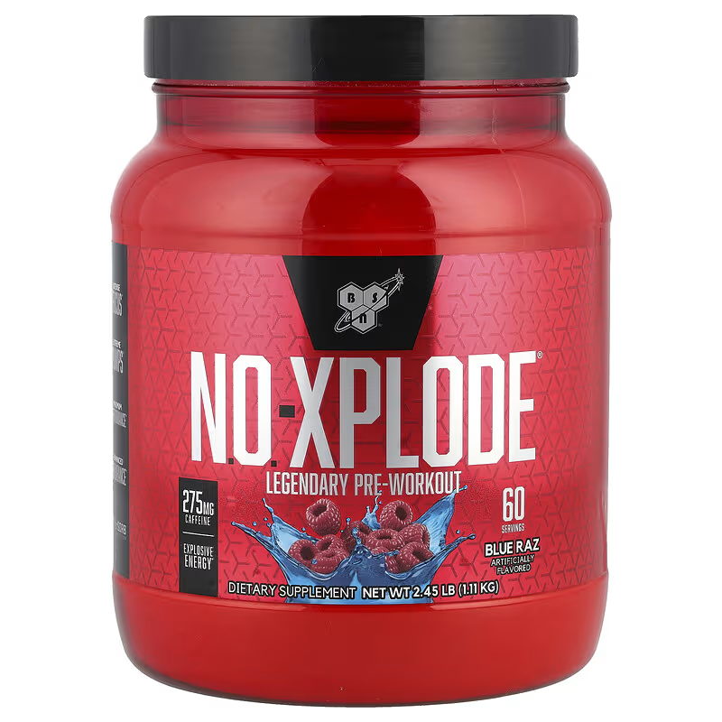 BSN N.O.- XPLODE BLUE RAAZ 2.45 LBS 60 SERV