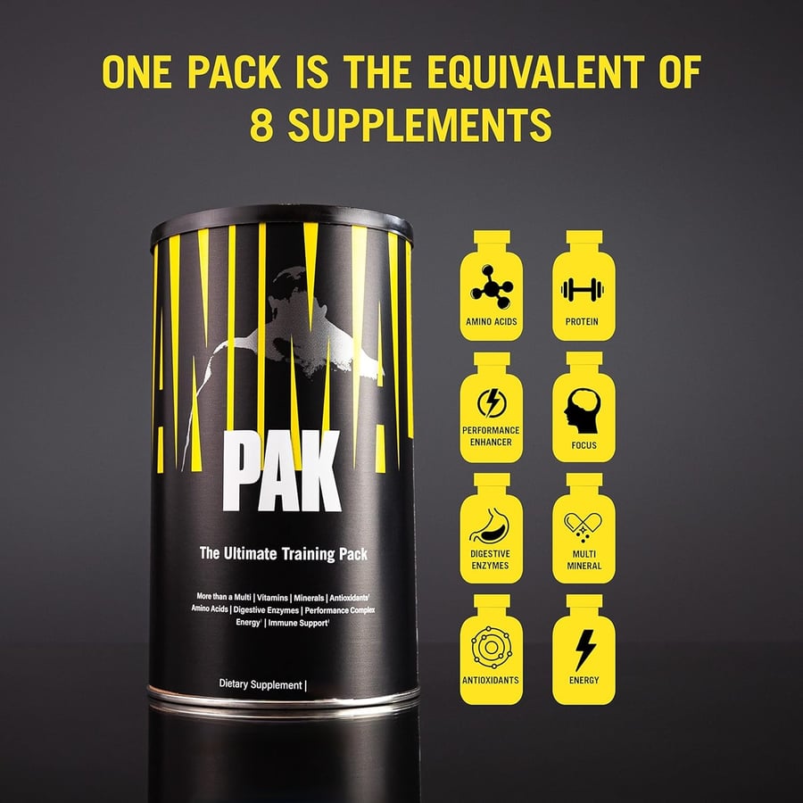 UNIVERSAL ANIMAL PAK 44 PACKS