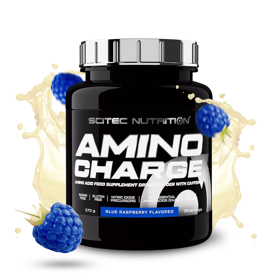 SCITEC AMINO CHARGE BLUE RASPBERRY 570G