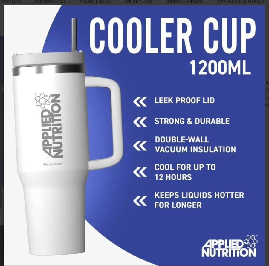 APPLIED COOLER CUP BLUE 1200ML