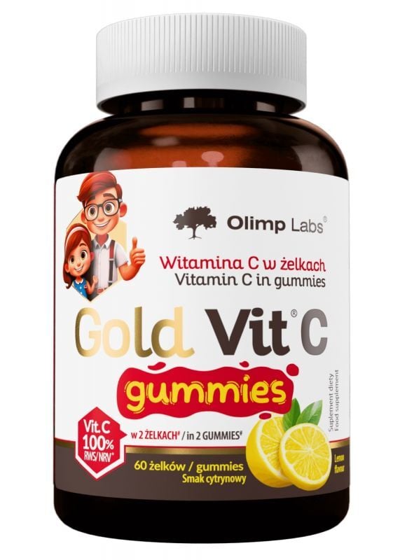OLIMP GOLD VIT C GUMMIES LEMON 60T JAR
