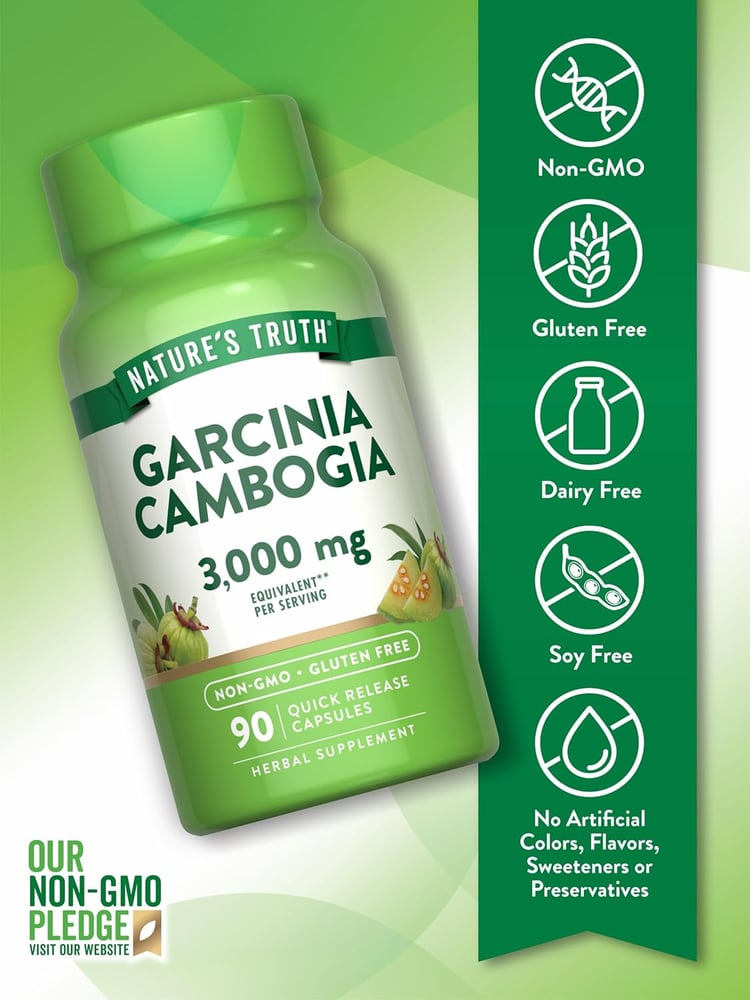 NATURES TRUTH GARCINIA CAMBOGIA 90 CAP