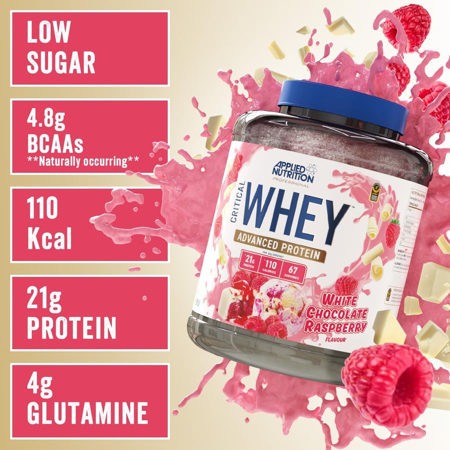 APPLIED CRITICAL WHEY White Chocolate Raspberry 2kg