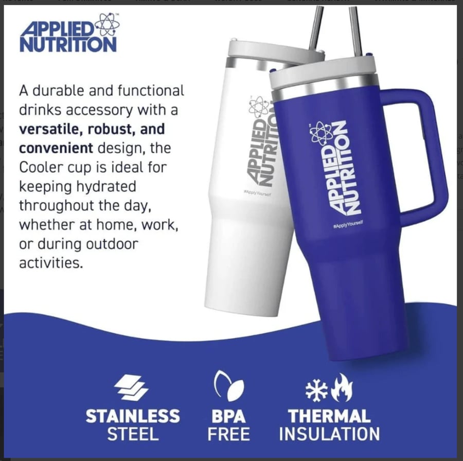 APPLIED COOLER CUP WHITE 1200ML