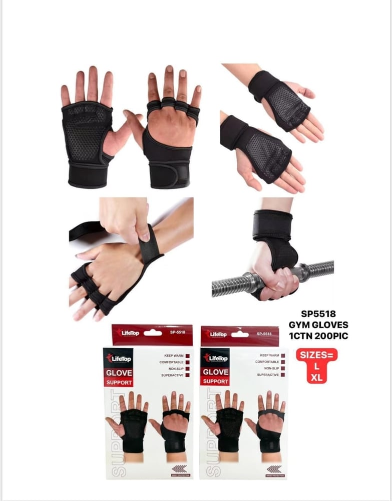 gym gloves (training gloves) L