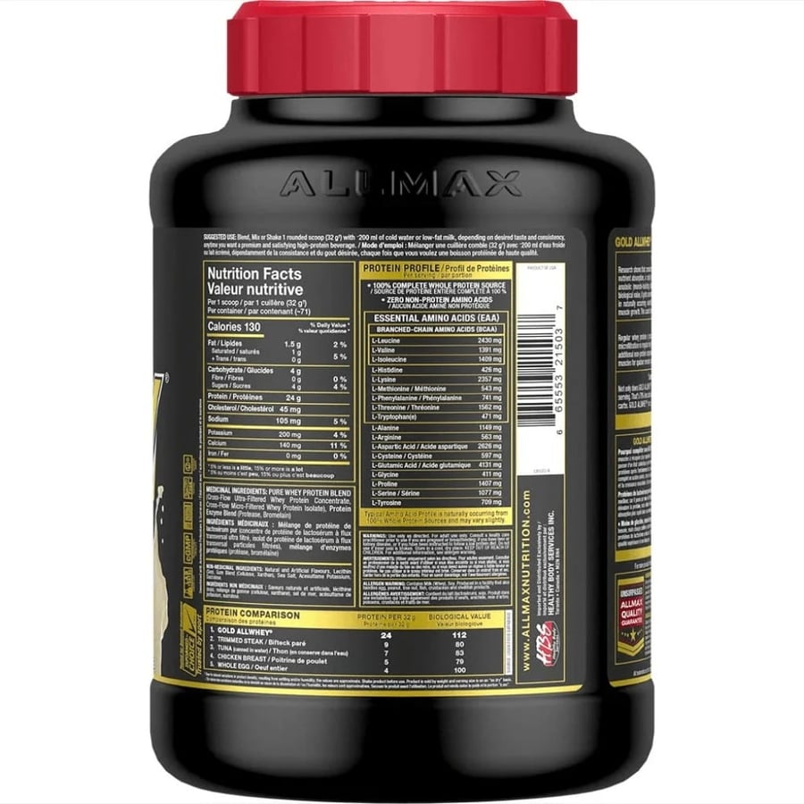 ALLMAX ALLWHEY GOLD CHOCO P. BUTTER 5LB