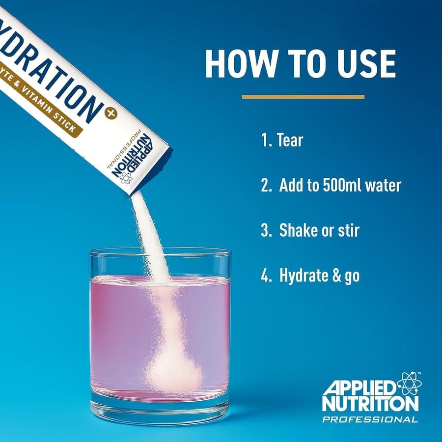 APPLIED HYDRATION STICKS STRAWBERRY RASPBERRY 7 x 8g