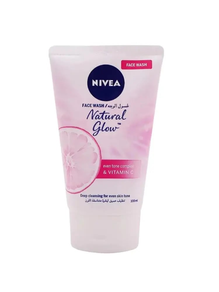 Nivea natural brightening facial cleanser - 100 ml