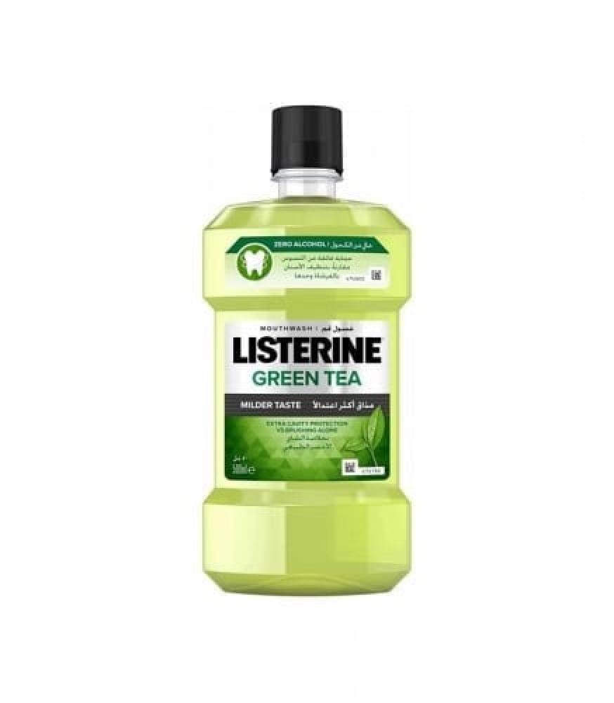 Daily mouthwash with a more moderate taste with green tea extract from Listerine - 500 ml