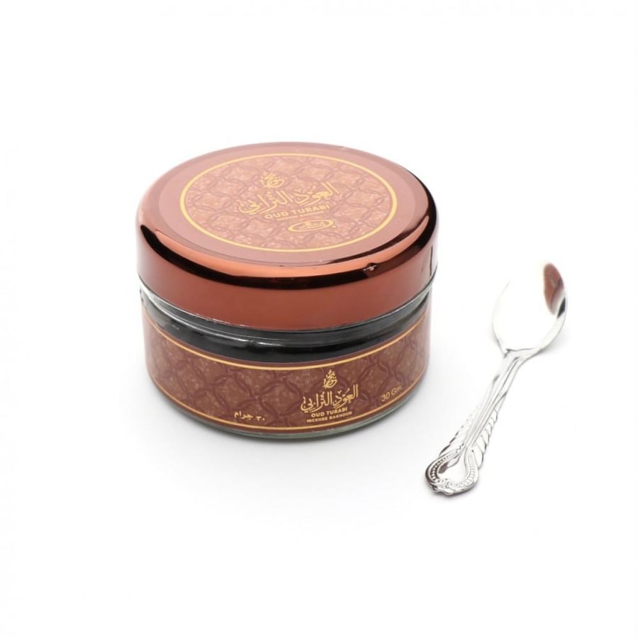 Earthy oud incense from Al-Rehab 30 SAR