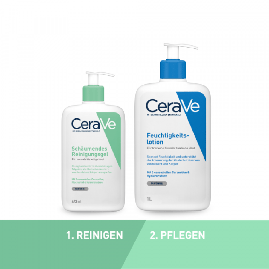 Cleansing foam face wash from Cerave-473 ml