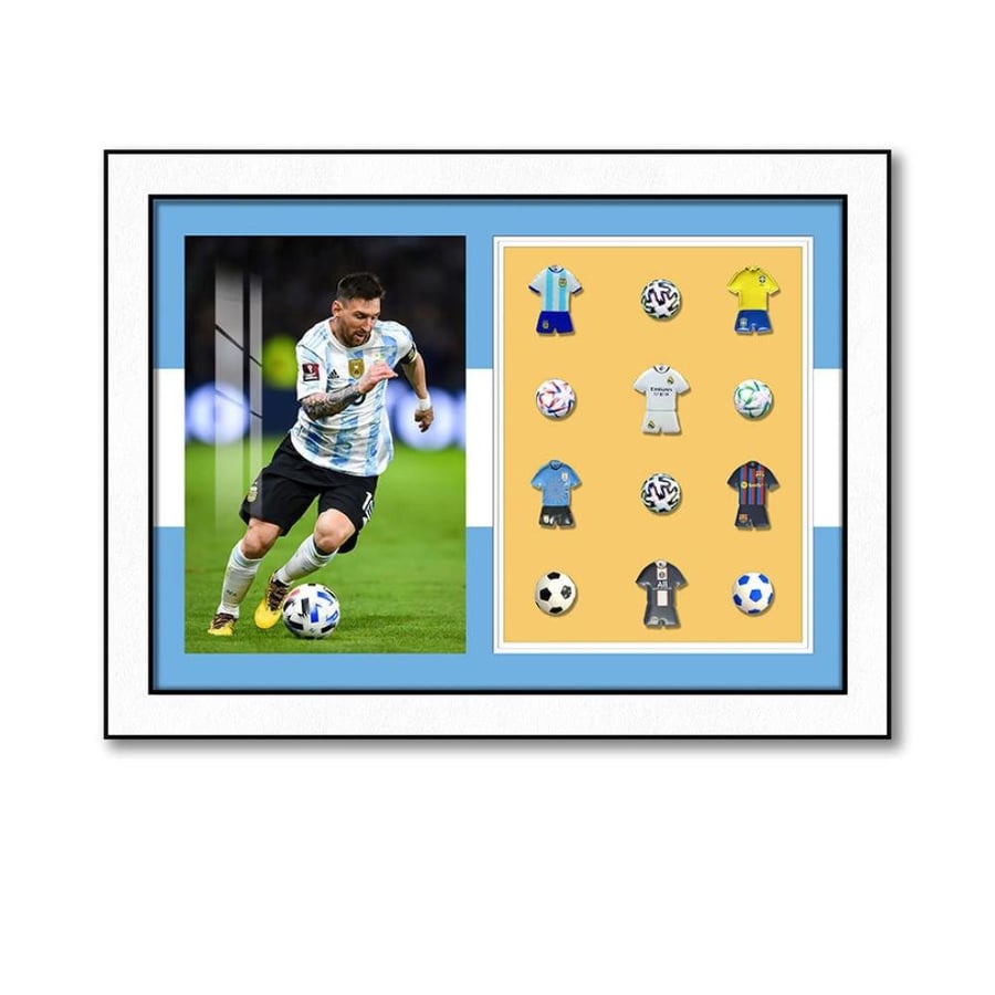 3D wall decor panel – soccer stars