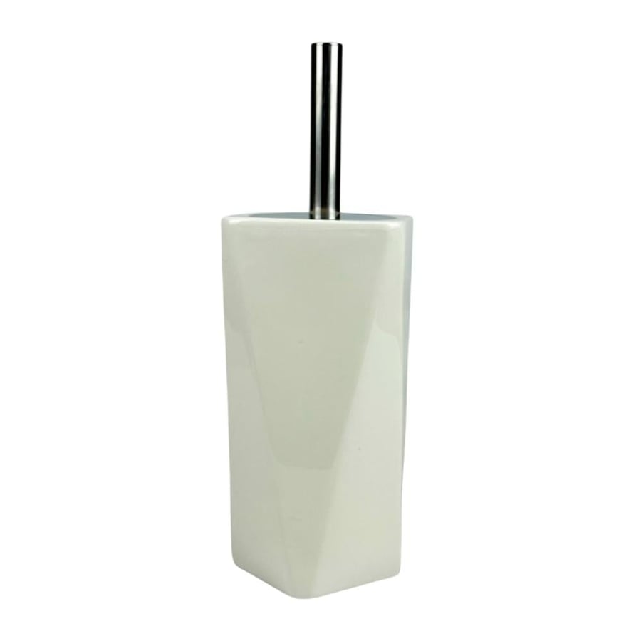 Bathroom cleaning brush with a luxurious marble base