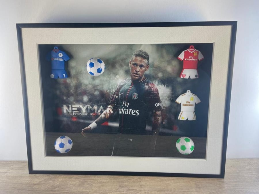 3D wall decor panel – soccer stars