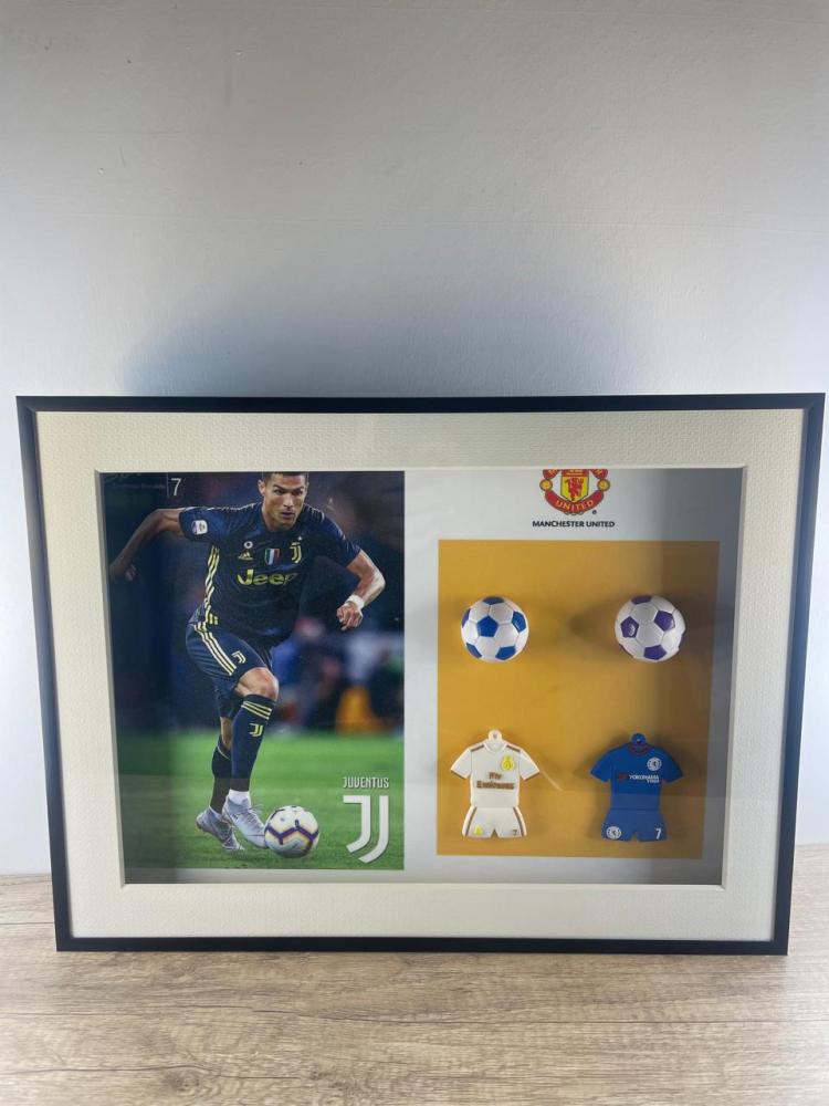 3D wall decor panel – soccer stars