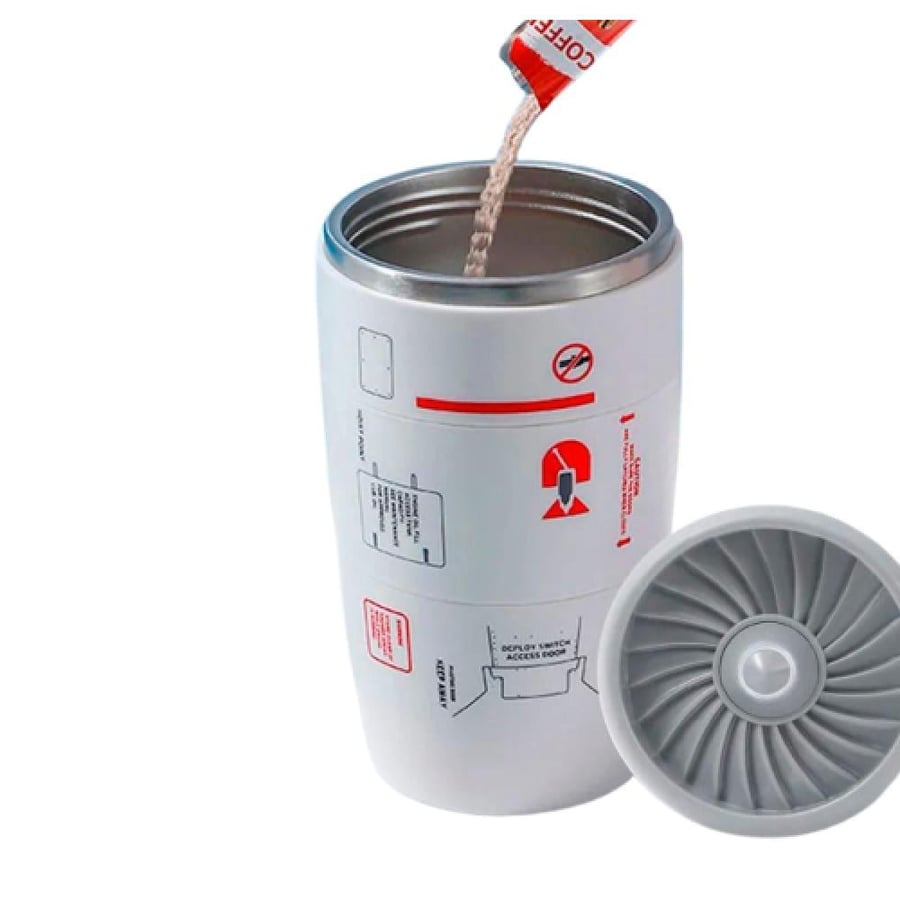 Coffee stirring 2 in 1 with airplane fan design – 350 ml capacity