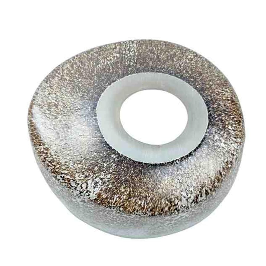 Glass vase with natural gradients – rustic design
