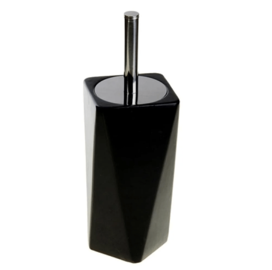 Bathroom cleaning brush with a luxurious marble base