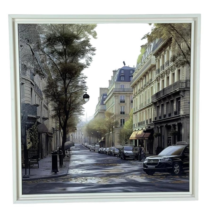 Wall art with frame – Paris Street classic