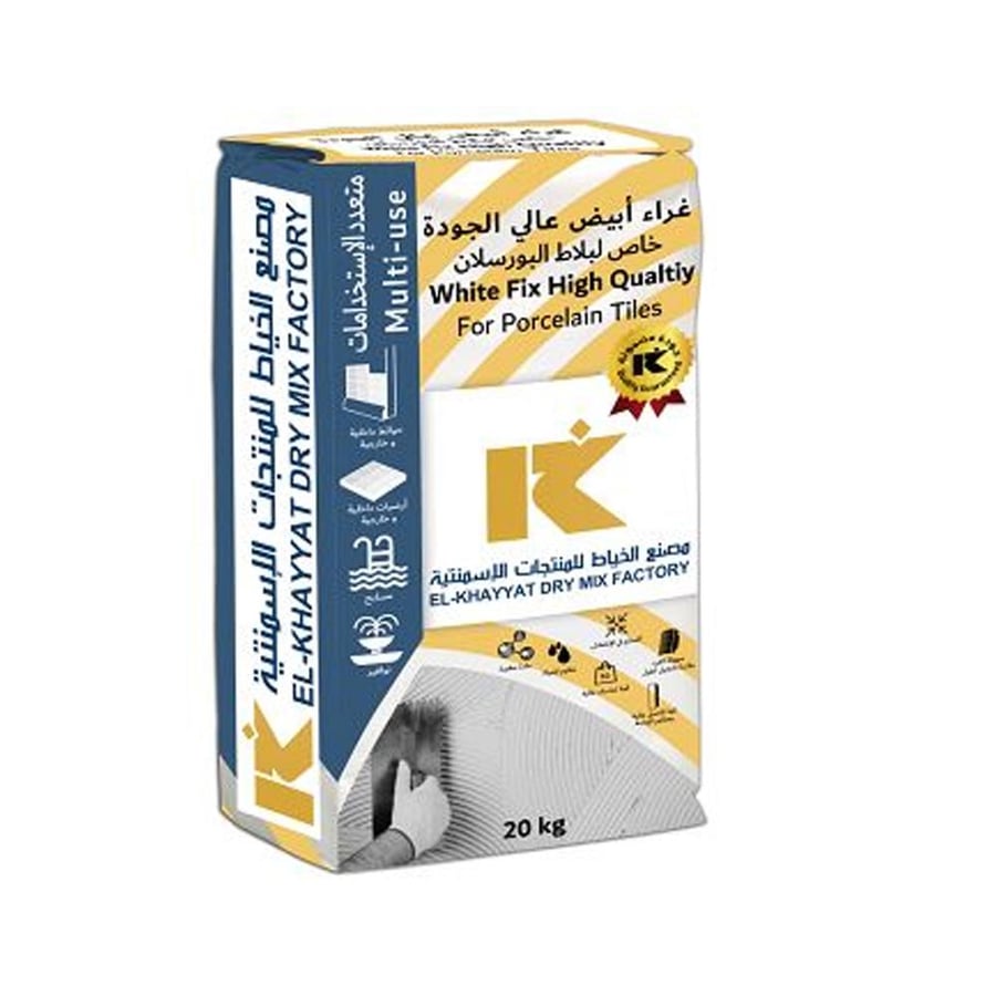 غراء بورسلان الخياط 20 كيلو أبيض