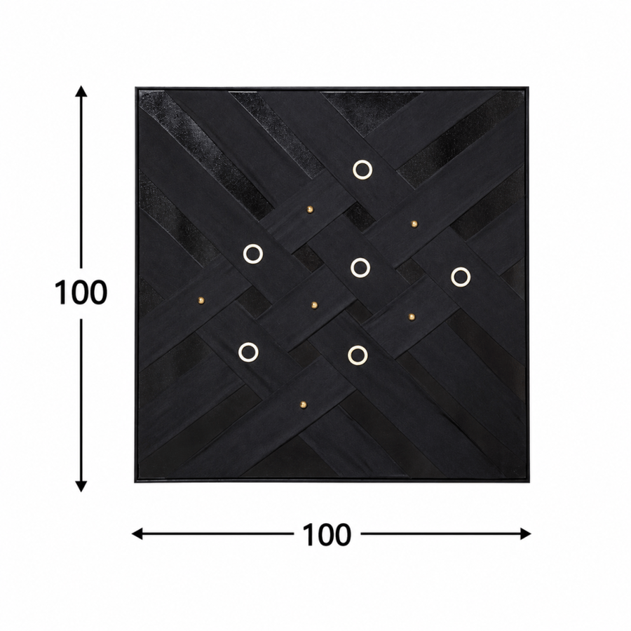 لوحة فنية للحائط مقاس 100 × 100 سم