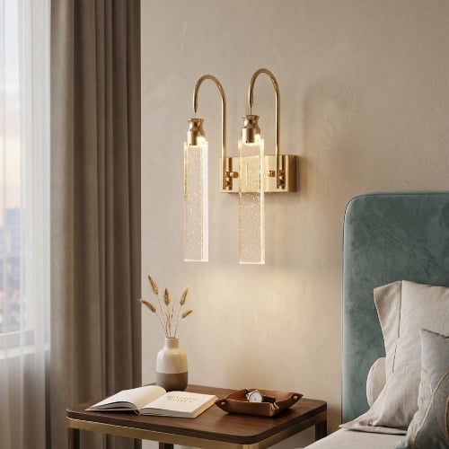 ابليك جداري مودرن داخلي ثنائي تصميم منحني