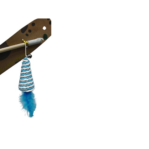 لعبة السنارة للقطط