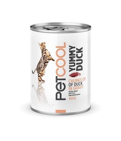 معلبات القطط بنكهات مختلفة من PETCOOL