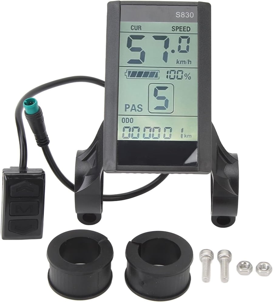 شاشة للدراجة الكهربائية 24-38-48 volt