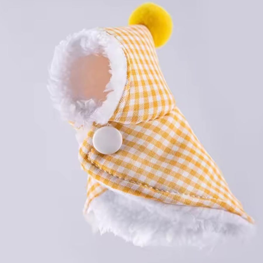 Warm bird robe for small and medium birds