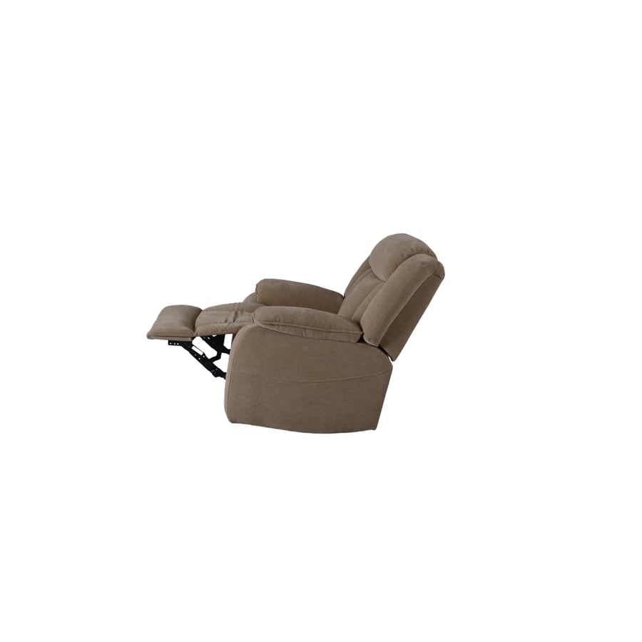 Luxurious reclining rocking swivel chair beige