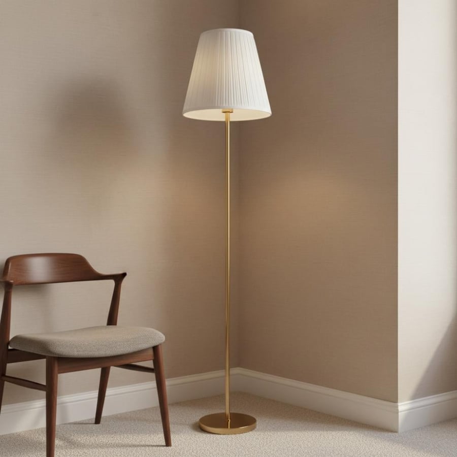 Modern design metal stand bedside lamp